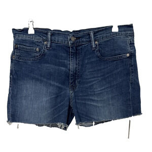 Levi's 511 Women's 36 Cut Off Jean Shorts Rockabilly Rocker Summer Beach Classic